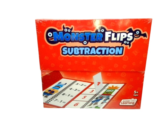 Monster Flips Subtraction Flip Book Junior Learning