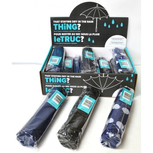 FOLDING UMBRELLA ASSORTED (12 PCS/DISP)