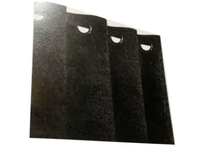 Curtain Ultimate blackout with metal grommets 54x84 inch 1.37x2.13m - black
