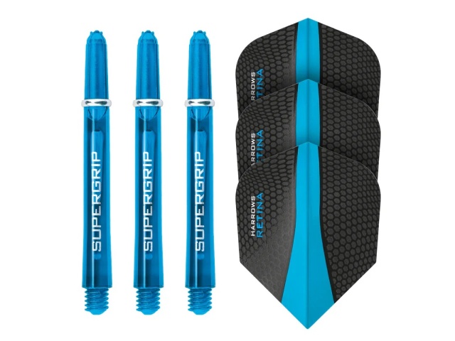 Flights & Shafts H. Aqua/Black