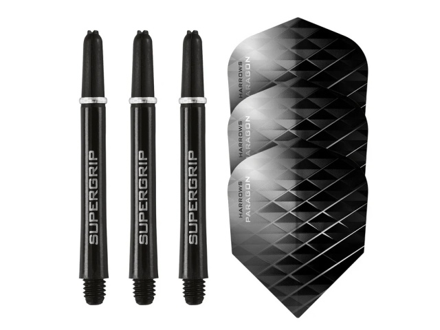 Flights & Shafts H. Black/Silver