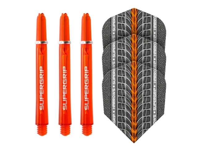 Flights & Shafts H. Orange/Silver