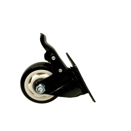 Caster Wheels Plate 3 w/Brake 4pk. Black (Or $8.99ea.)