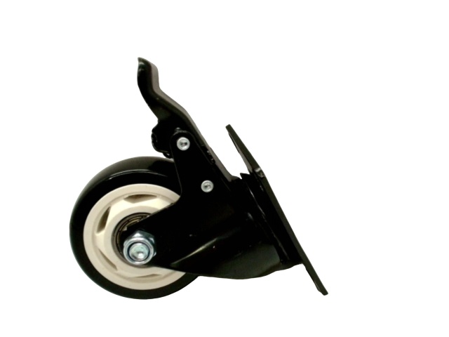 Caster Wheels Plate 3 w/Brake 4pk. Black (Or $8.99ea.)\