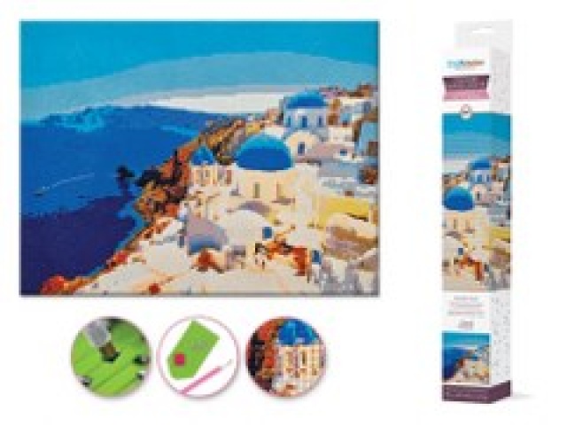 Craft Medley Kit: Diamond Painting Coastline Art 15.8x19.7\