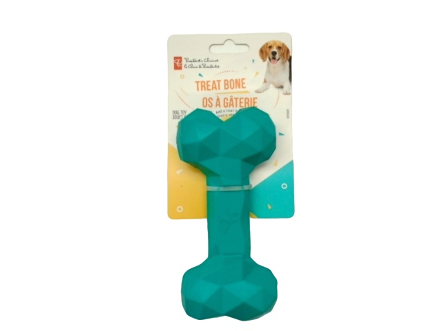 Treat Bone Dog Toy Teal President\'s Choice