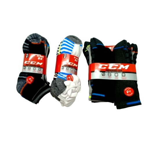 Socks Men's CCM 7pk. Assorted (ENDCAP)(Or 2/$17.99)