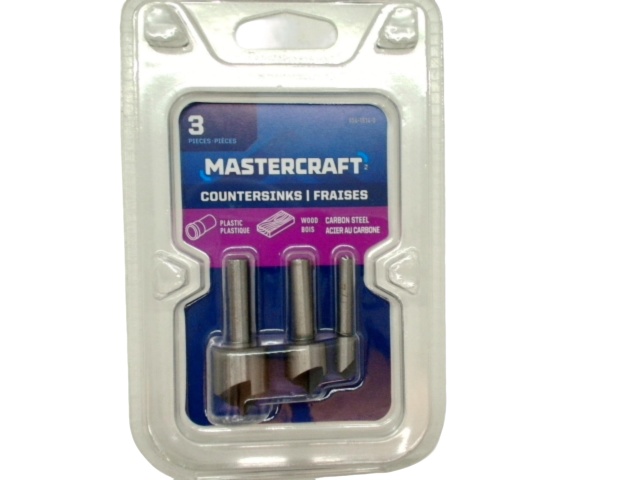 Countersinks 3pk. Assorted Mastercraft