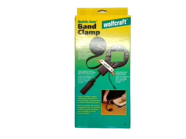 Quick Jaw Band Clamp 1 x 13\' Nylon Band w/4 Plastic Jaws Wolfcraft\