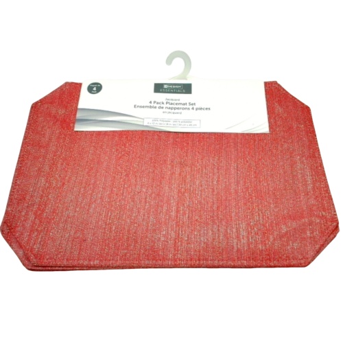 4pc. Placement Mat Set 4 x 12