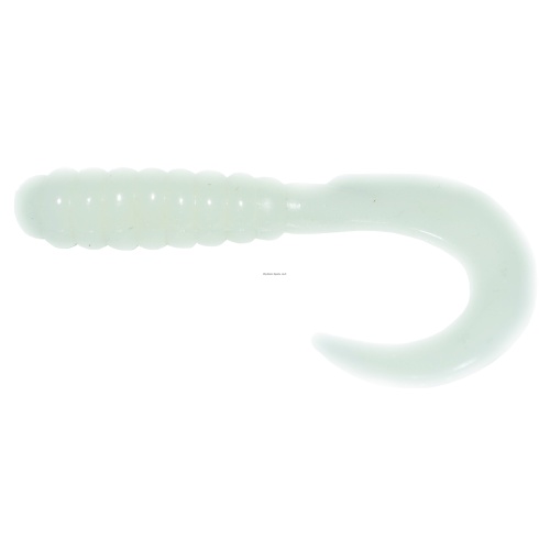 3 Curl Tail Grub White 10 per pack