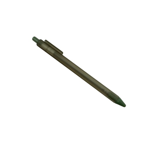 Retractable Ballpoint Pen Translucent Green Barrel Blue Ink (or 4/$1.00)