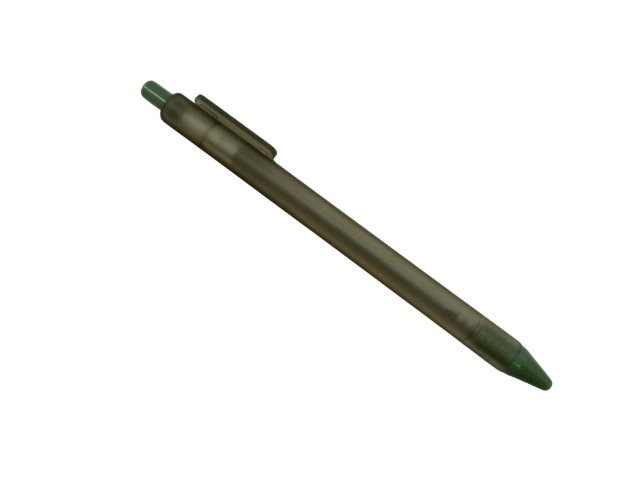 Retractable Ballpoint Pen Translucent Green Barrel Blue Ink (or 4/$1.00)