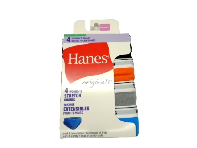 Women\'s Stretch Bikini Underwear 4pk. 2XL Hanes