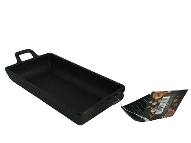 Cast iron rectangular dish 9x4x1 inch
