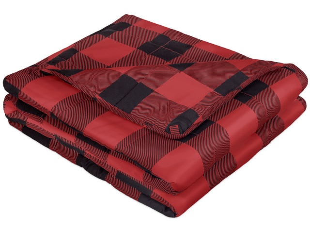 Weighted blanket 28x72 inch red & black