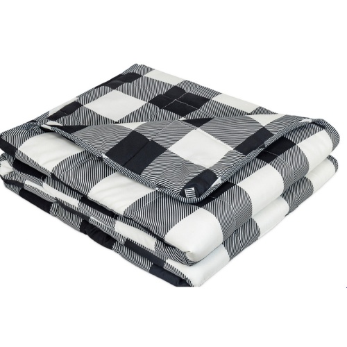 Weighted blanket 28x72 inch white & black