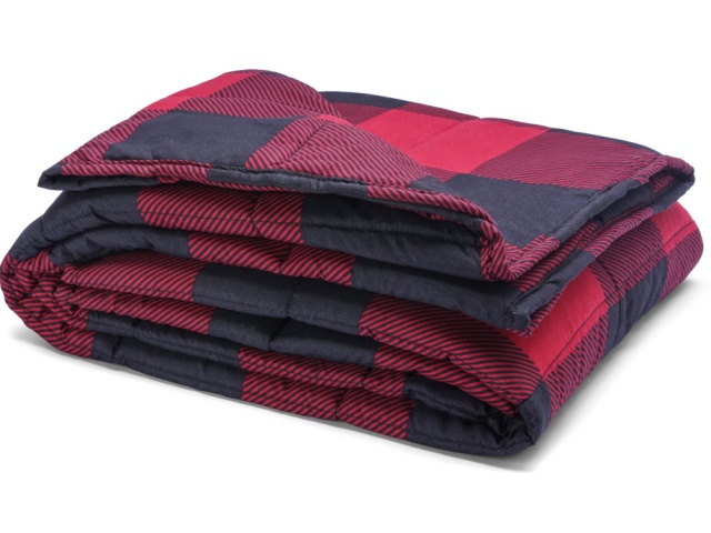 Weighted blanket 40x60 inch winter plaid
