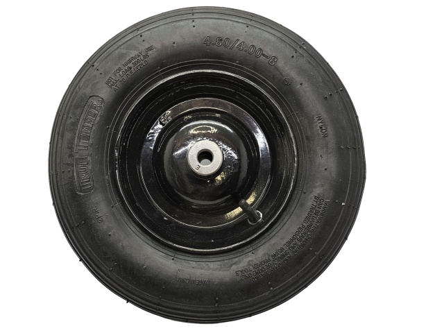 Wheelbarrow Tire w/Rim 4.80/4.00-8 2 Ply Rating 4.25 Hub 5/8\