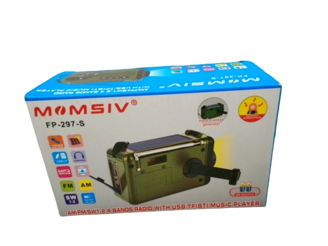 Hand Crank Radio Am/fm With Usb Momsiv