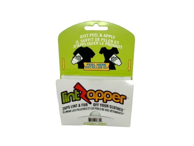 Lint Zapper 40 Sticky Sheets Removes Lint, Hair & Dandruff