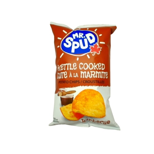 Mr. Spud Kettle Cooked Chips Barbecue 130g.