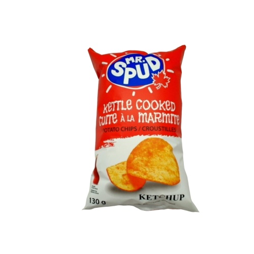 Mr. Spud Kettle Cooked Chips Ketchup 130g.