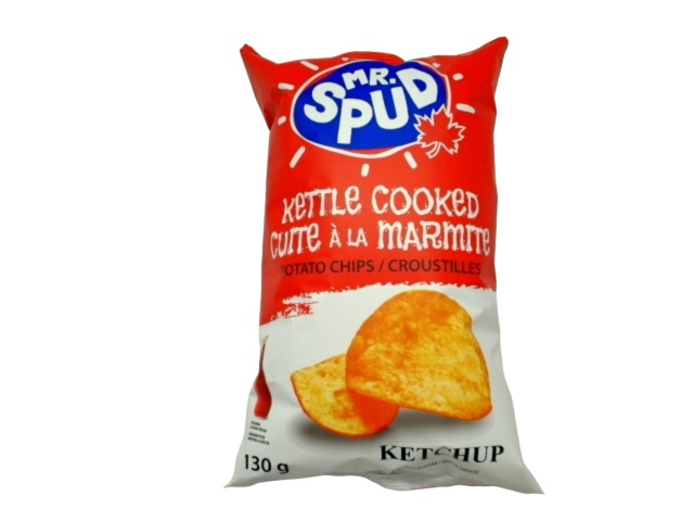 Mr. Spud Kettle Cooked Chips Ketchup 130g.
