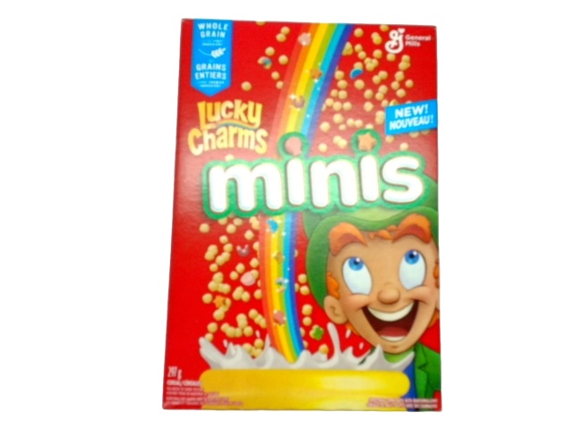 Lucky Charms Minis Cereal 297g. General Mills