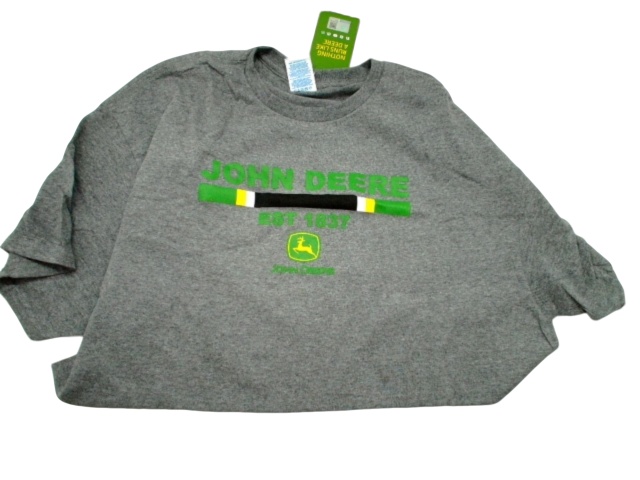 T-shirt X-large Gray John Deere