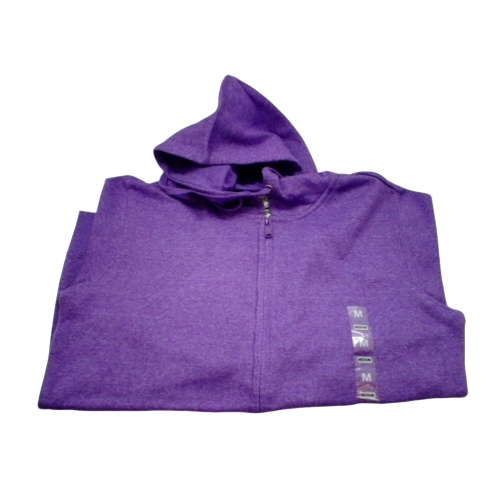 Zipper Hoody Medium Purple Women's Cotton/fleece Canadian Collection