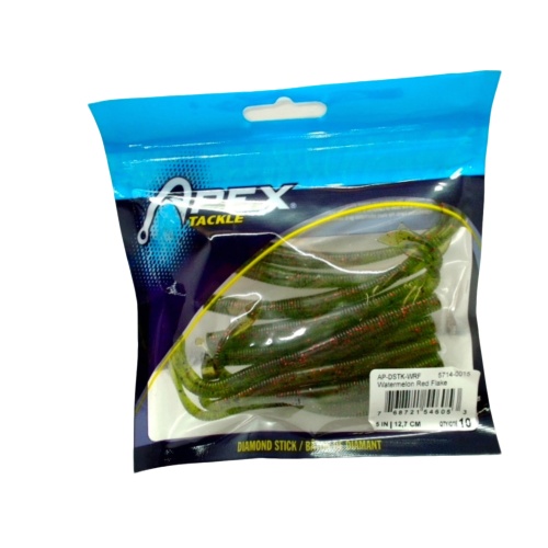 Diamond Stick Lure Watermelon Red Flake Apex Tackle