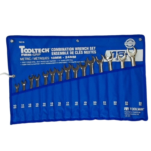 15 pc combwrench set cr-v metric