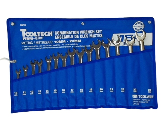 15 pc combwrench set cr-v metric