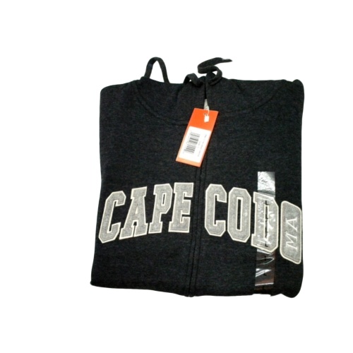 Cape Cod Zipper Hoodie Large Black