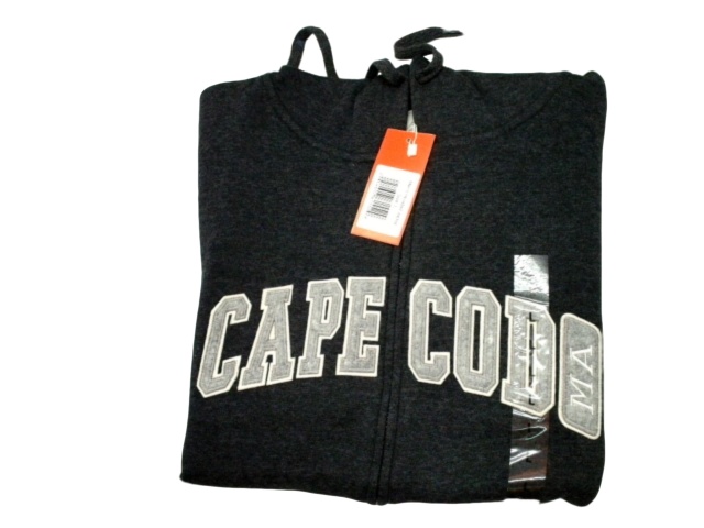 Cape Cod Zipper Hoodie Large Black