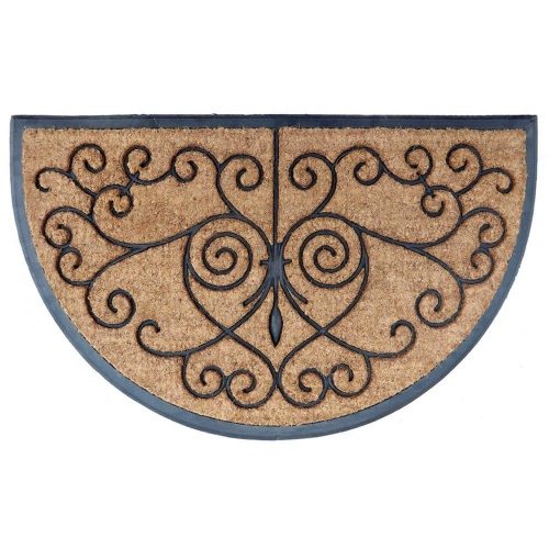 Half Round Coir Mat 24 X 39