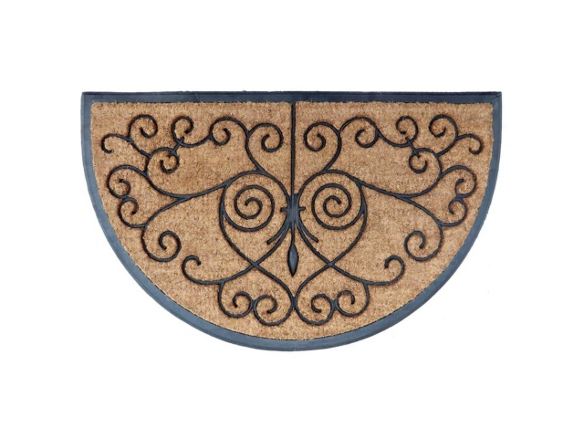 Half Round Coir Mat 24 X 39\