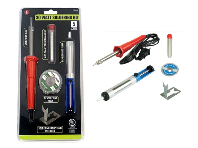 Soldering Iron Set 5pc. 30W