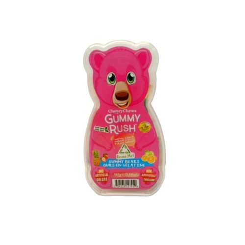 Gummy Rush Gummy Bears 160g. Cheery Chews