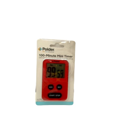 100 Minute Mini Timer Polder (red)