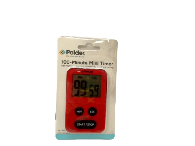 100 Minute Mini Timer Polder (red)