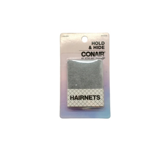 Hold & Hide Hairnets 3pk. Black Conair