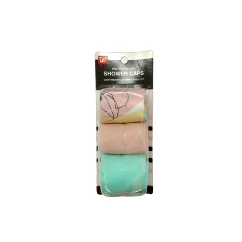 Waterproof Shower Caps 3pk. Walgreens