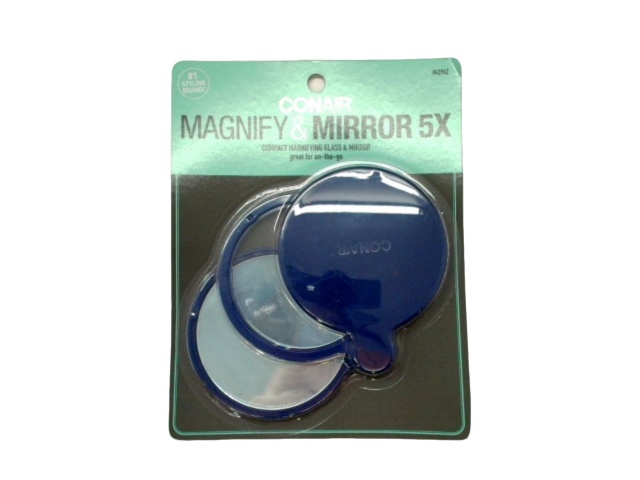 Compact Magnifying Glass & Mirror 5x Conair