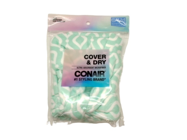 Microfiber Hair Towel Cap Cover & Dry Conair