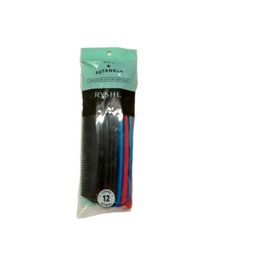Combs 12pk. Lift & Detangle Ryshi