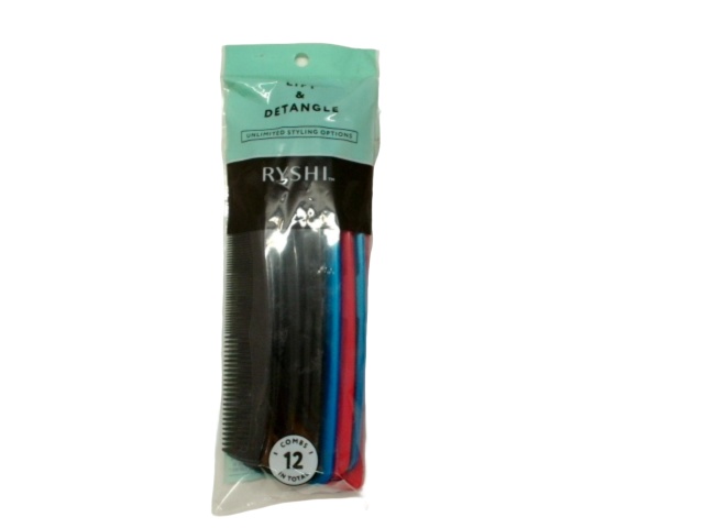 Combs 12pk. Lift & Detangle Ryshi