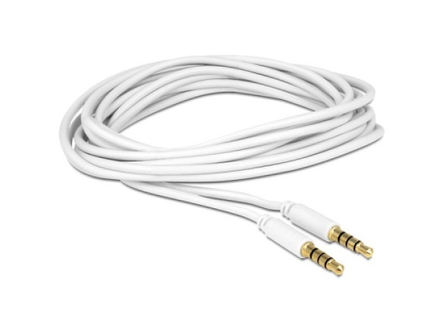 Cable - AUX Male - Male 4 Pole - iPad,Tablets, Car Home Stereos,Headphones