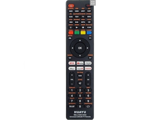 Universal Remote Control Netflix, YouTube, Disney, Prime Keys